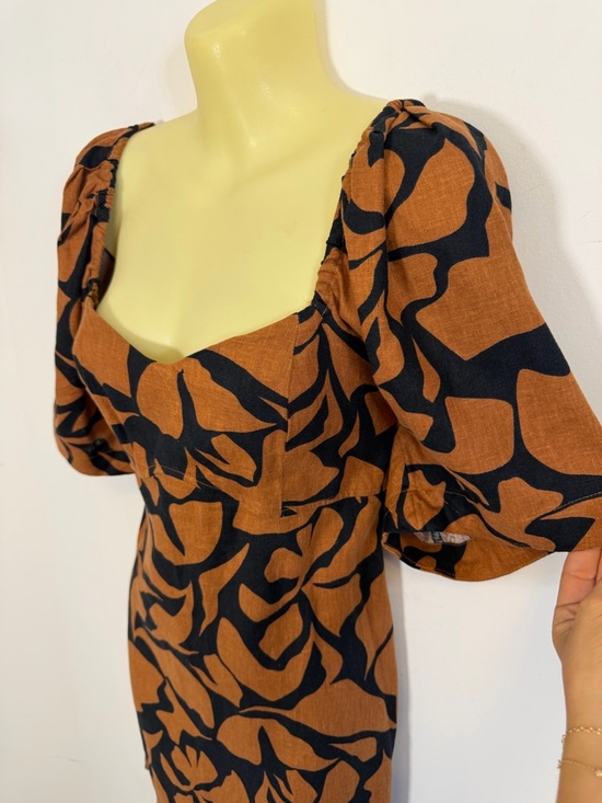 a new day Brown and Black Floral Mini Dress - Picture 5 of 6